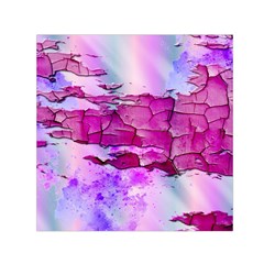 Background Crack Art Abstract Small Satin Scarf (square) by Nexatart