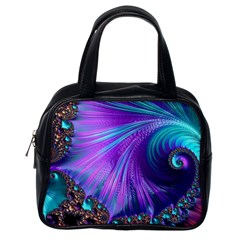 Abstract Fractal Fractal Structures Classic Handbags (one Side) by Nexatart