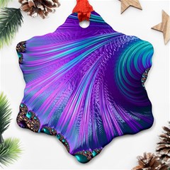 Abstract Fractal Fractal Structures Ornament (snowflake) by Nexatart