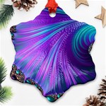 Abstract Fractal Fractal Structures Ornament (Snowflake) Front