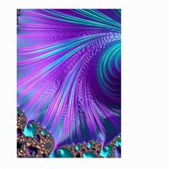 Abstract Fractal Fractal Structures Large Garden Flag (two Sides) by Nexatart