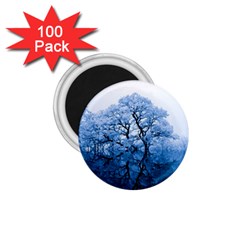 Nature Inspiration Trees Blue 1 75  Magnets (100 Pack) 