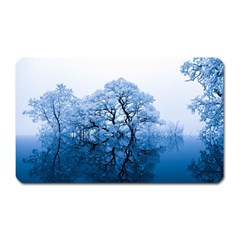 Nature Inspiration Trees Blue Magnet (rectangular) by Nexatart