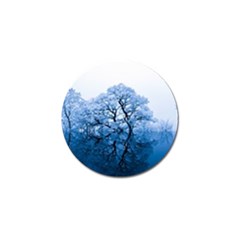 Nature Inspiration Trees Blue Golf Ball Marker (10 Pack) by Nexatart