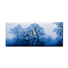 Nature Inspiration Trees Blue Cosmetic Storage Cases by Nexatart