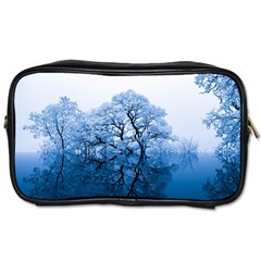 Nature Inspiration Trees Blue Toiletries Bags by Nexatart