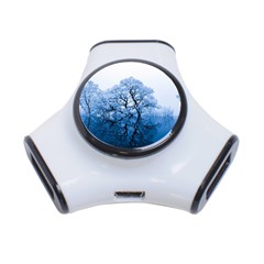 Nature Inspiration Trees Blue 3-port Usb Hub by Nexatart