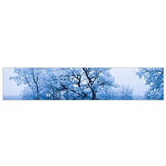 Nature Inspiration Trees Blue Small Flano Scarf by Nexatart