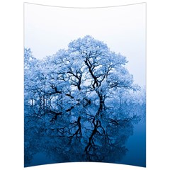 Nature Inspiration Trees Blue Back Support Cushion