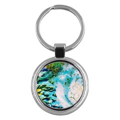 Abstract Art Modern Detail Macro Key Chains (round)  by Nexatart