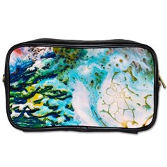 Abstract Art Modern Detail Macro Toiletries Bags by Nexatart