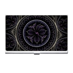 Fractal Abstract Purple Majesty Business Card Holders