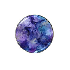 Ink Background Swirl Blue Purple Hat Clip Ball Marker