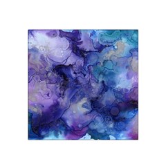 Ink Background Swirl Blue Purple Satin Bandana Scarf by Nexatart