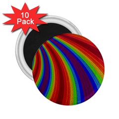 Abstract Pattern Lines Wave 2 25  Magnets (10 Pack)  by Nexatart