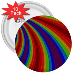 Abstract Pattern Lines Wave 3  Buttons (10 Pack)  by Nexatart