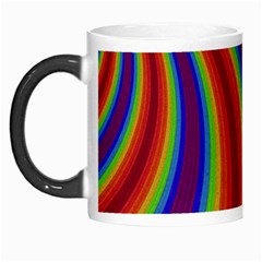 Abstract Pattern Lines Wave Morph Mugs by Nexatart