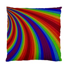 Abstract Pattern Lines Wave Standard Cushion Case (two Sides) by Nexatart