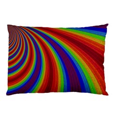 Abstract Pattern Lines Wave Pillow Case by Nexatart