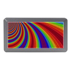 Abstract Pattern Lines Wave Memory Card Reader (mini) by Nexatart