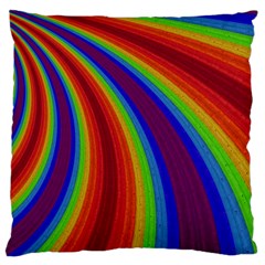 Abstract Pattern Lines Wave Large Cushion Case (two Sides) by Nexatart