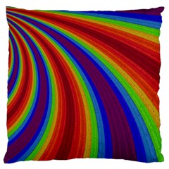 Abstract Pattern Lines Wave Standard Flano Cushion Case (one Side) by Nexatart