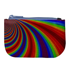 Abstract Pattern Lines Wave Large Coin Purse