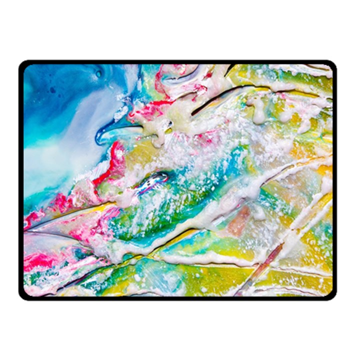 Art Abstract Abstract Art Fleece Blanket (Small)