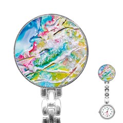 Art Abstract Abstract Art Stainless Steel Nurses Watch