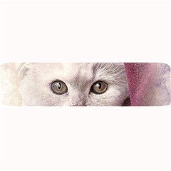 Cat Pet Cute Art Abstract Vintage Large Bar Mats by Nexatart