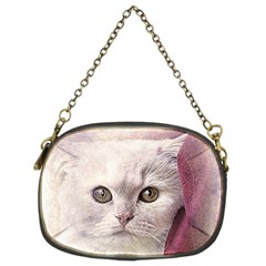 Cat Pet Cute Art Abstract Vintage Chain Purses (two Sides)  by Nexatart