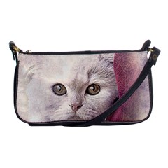 Cat Pet Cute Art Abstract Vintage Shoulder Clutch Bags by Nexatart