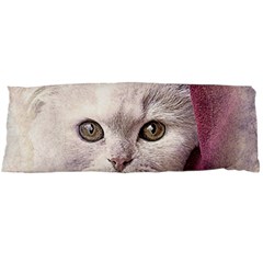 Cat Pet Cute Art Abstract Vintage Body Pillow Case (dakimakura) by Nexatart