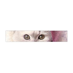 Cat Pet Cute Art Abstract Vintage Flano Scarf (mini) by Nexatart