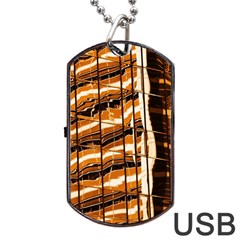 Abstract Architecture Background Dog Tag Usb Flash (one Side) by Nexatart