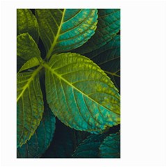 Green Plant Leaf Foliage Nature Small Garden Flag (two Sides) by Nexatart