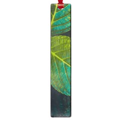 Green Plant Leaf Foliage Nature Large Book Marks by Nexatart