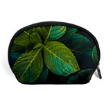 Green Plant Leaf Foliage Nature Accessory Pouches (Large)  Front