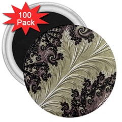 Pattern Decoration Retro 3  Magnets (100 Pack) by Nexatart