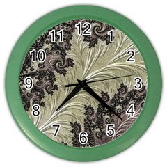 Pattern Decoration Retro Color Wall Clocks by Nexatart