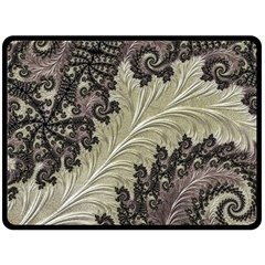 Pattern Decoration Retro Fleece Blanket (large)  by Nexatart