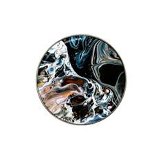 Abstract Flow River Black Hat Clip Ball Marker by Nexatart