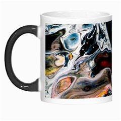 Abstract Flow River Black Morph Mugs by Nexatart