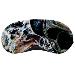 Abstract Flow River Black Sleeping Masks by Nexatart