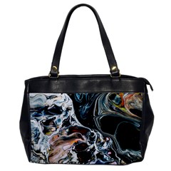 Abstract Flow River Black Office Handbags by Nexatart