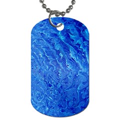 Background Art Abstract Watercolor Dog Tag (One Side)