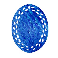 Background Art Abstract Watercolor Ornament (Oval Filigree)