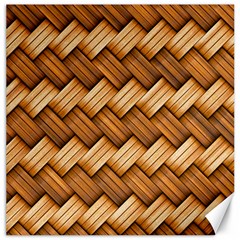 Basket Fibers Basket Texture Braid Canvas 12  X 12   by Nexatart