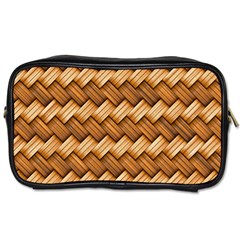 Basket Fibers Basket Texture Braid Toiletries Bags by Nexatart