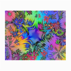 Star Abstract Colorful Fireworks Small Glasses Cloth by Nexatart